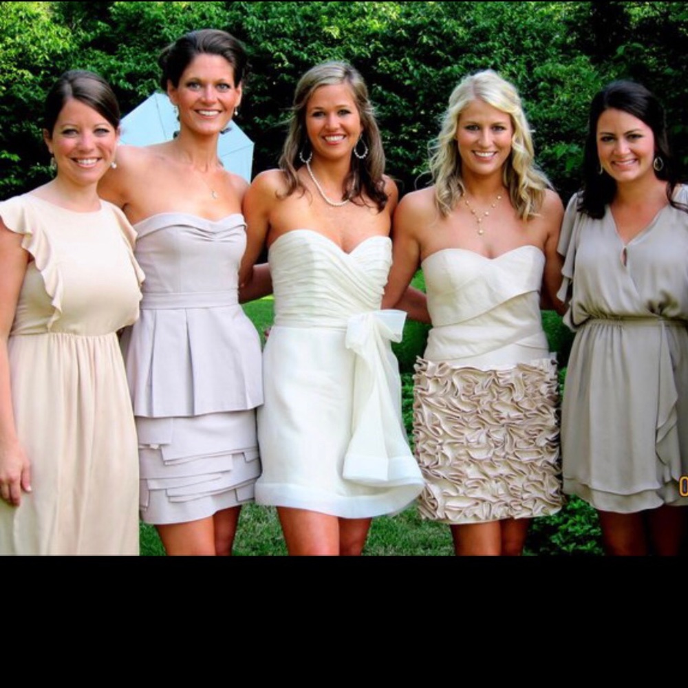 Pretty Cream cocktail dress